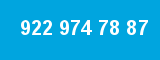 922 974 78 87 922 974 78 87